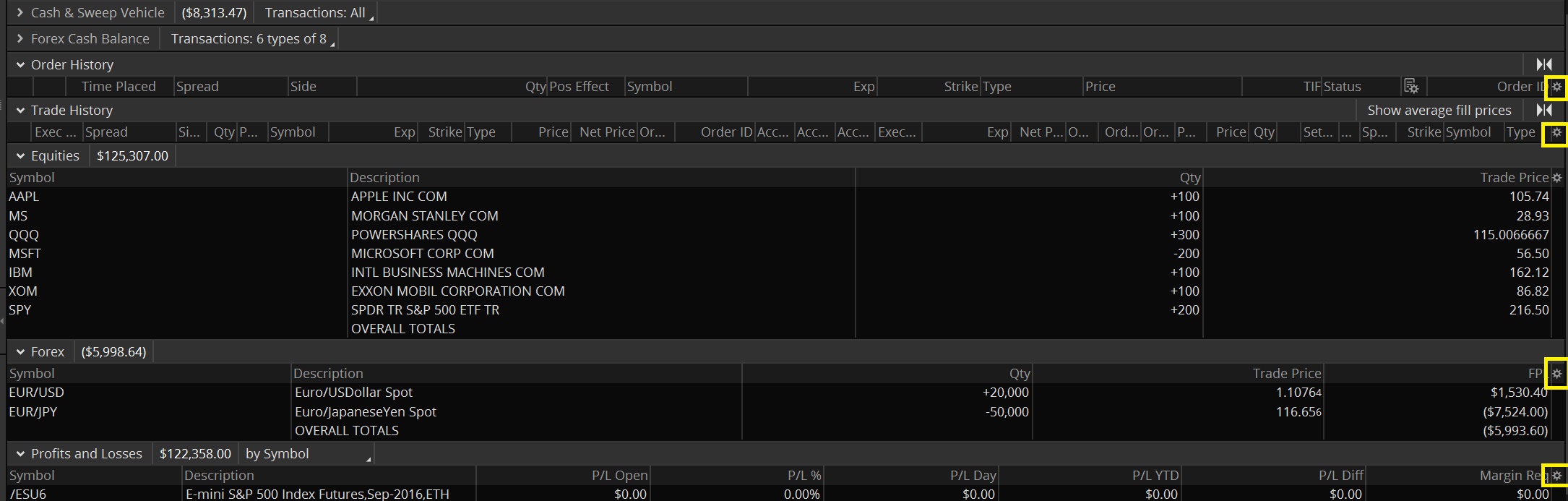 Account Statement setup